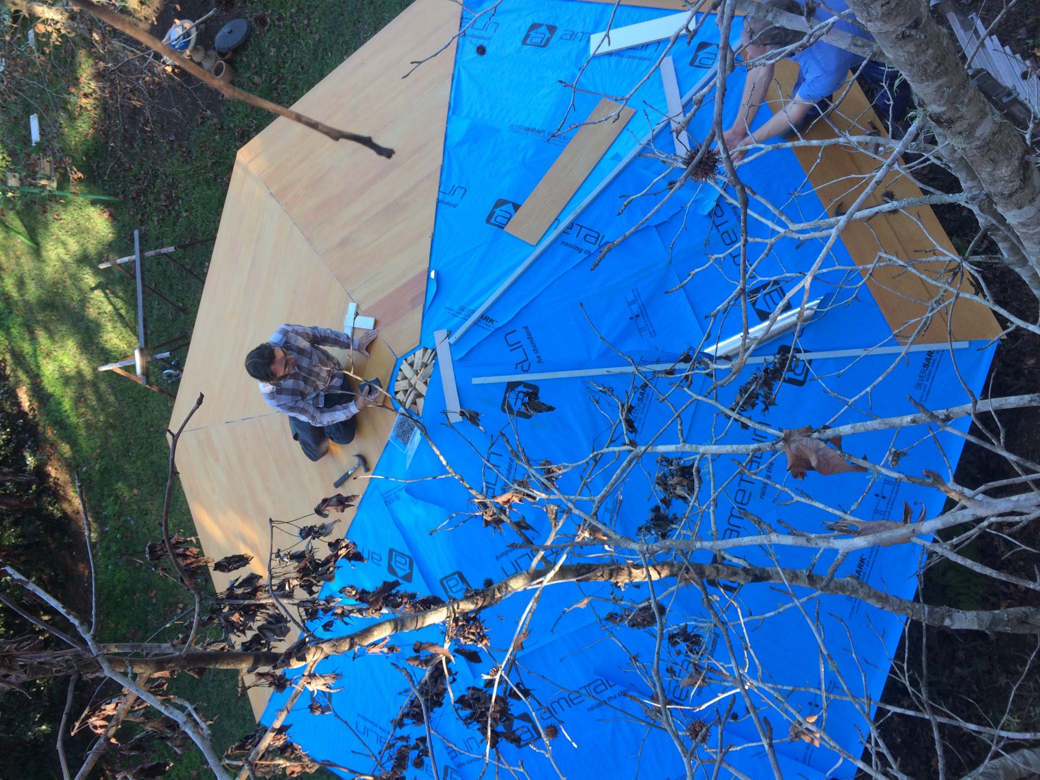 View of New Roof for Dove Aviary! | Garden of Light
